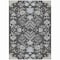 Homeroots 3' X 5' Charcoal Gray And Beige Floral Washable Indoor Outdoor Area Rug 605461 - alternate 7