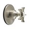 Kingston Brass Single-Handle Three-Way Diverter Valve with Round Trim Kit, Brushed Nickel KS3038NX - alternate 1