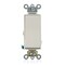 Leviton Wall Switch, Rocker, 3 A, Light Almond 56080-2T - alternate 3