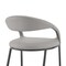 Armen Living Ramona 26in Counter Stool with Matte Black Iron and Light Gray Leather LCRABABLKPGRY26 - alternate 8