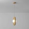 Vidalite Orbita 2-Light Pendant Light with Natural Wood Finish, Frosted Glass Shade, Integrated LED Bulbs CE1009205 - alternate 6