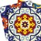 Homeroots 4" X 4" Blue And Yellow Mosaic Peel And Stick Removable Tiles 400060 - alternate 4