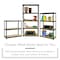 Space Solutions 1000 Riveted Steel Shelving 4-Shelf Unit, 12D x 30W x 48H, Black 22540 - alternate 10