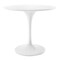 Homeroots 36" White Fiberglass And Metal Dining Table 520859 - alternate 8
