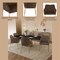 Leisuremod Zaire Collection Modern Dining Chair, Gold Legs and Dark Brown Velvet ZDC52DBR - alternate 6