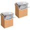 Ipower 12 in x 10 in x 7 in Office Product Carton with Foam Shipper, Silver, Foam, 2 PK OPFOAMCARTONSX2BAG - alternate 1