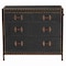 Baxton Studio Benton Vintage Black Canvas 4-Drawer Storage Cabinet 252-13914-ZORO - alternate 7
