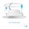 Infibrite 6 In. Retrofit 5000K Daylight LED Recessed Light Kit 12W 1100LM, Dimmable, Wet Rated IB-006-5-12W-WH - alternate 10