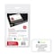 C-Line Products 2" x 3-1/2" Self-Adhesive Business Card Holders, 10/PK, 5PK/BX, 10BX/CT 70257-BX - alternate 1
