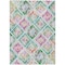 Homeroots 3' X 5' Teal Blue Green And Purple Geometric Washable Indoor Outdoor Area Rug 603484 - alternate 8