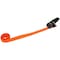 Prosource Tie-Down, 1 in W, 13 ft L, Polyester Webbing, Metal Ratchet, Orange, 300 lb, Webbing End Fitting FH64070-1 - alternate 1