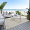 Homeroots 5' X 8' Beige Brown And Ivory Oriental Washable Indoor Outdoor Area Rug 598167 - alternate 7