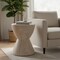 Leisuremod Loft Modern Fiberstone Hourglass Side Table, Weather-Resistant, Fully Assembled LST14SM - alternate 8