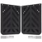 Mytee Products 2PK 24inx36in Semi Truck & Trailers Stripped Rubber Mud Flaps Mud Protection, 2PK MUDFLAP-142436-R01x2 - alternate 1