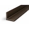 Brunner Aluminum Unequal Angle 1" x 1/2" x 1/16", 6063-T5 (A20816) 6 Feet Bronze Anodized A20816 BR6 - alternate 1