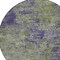 Homeroots 8' Olive Green And Dark Purple Round Abstract Washable Indoor Outdoor Area Rug 609363 - alternate 6