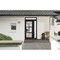 Vdomdoors Front Exterior Prehung FiberGlass Door Clear Glass See-through / Manux 8555 Matte Black Clear Glass MANUX8555EXD-BLK-W30+14 x H80+14-RH - alternate 5