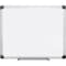 Mastervision Dry Erase Board, Steel, 23 39/64 in, 35 13/32 in, Aluminum Frame, White, Matte MA0307170 - alternate 1