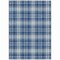 Homeroots 3' X 5' Navy Blue And Ivory Plaid Washable Indoor Outdoor Area Rug 597117 - alternate 9