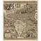 Homeroots Vintage 1598 Map Of The Americas Unframed Print Wall Art 391930 - alternate 1