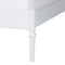 Baxton Studio Brantley Spindle Platform Bed - Bed Frame with Scalloped Headboard and Turned Posts, White, King 272-14814-ZORO - alternate 7