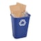 Rubbermaid Commercial DESKSIDE RECYCLING CONTAINER SMFG295773BLUE - alternate 3