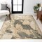 Jonathan Y Marmo Abstract Marbled Modern Gold/Gray 3 ft. x 5 ft. Area Rug CTP201C-3 - alternate 1