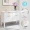 Martha Stewart Hutton Shaker Style Home Office 4 Drawer Lateral File Cabinet in White w/Polished Brass Hardware ZG-ZP-13-WH-GLD-MS - alternate 12