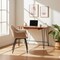 Leisuremod Markley Modern Leather Dining Arm Chair in Taupe, 2PK EC26TP2 - alternate 9
