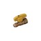 Brasscraft Gas Ball Valve, 1/2 in Connection, Flared x FIP, 5 psi Pressure, Brass Body PSSD-41 - alternate 4