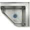 Amgood Stainless Steel Corner Floor Mop Sink 18.75 in. x 22.5 in. x 16 in. AMG SINK MS-C-162012-Z - alternate 6