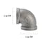 Southland 1-in FIP Black Iron 90-degree Elbow 520-005HN - alternate 4