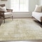 Homeroots 9' X 12' Beige And Taupe Abstract Washable Indoor Outdoor Area Rug 587264 - alternate 9