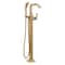 Delta Stryke Floor Mount Tub Filler Trim, 10.84 in, Lumicoat Champagne Bronze T4776-CZ-PR-FL - alternate 2