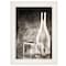 Homeroots Moody Gray Glassware Still Life 1 White Framed Print Kitchen Wall Art 404644 - alternate 1