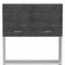 Homeroots 79in Gray Pantry Cabinet with Three Storage Shelves 403763 - alternate 5