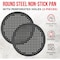 Emporio Kitchen Non-Stick Pizza Pan, 13in Carbon Steel, Perforated, Gray Coating, Oven Safe, 2PK EKPIZP22X - alternate 4