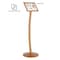 M&T Displays Pedestal Sign Holder Restaurant Menu Board Floor Standing 8.5 x 11 Copper UCUMB10581X2000 - alternate 2