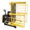 Vestil Steel Portable Pallet Inverter With Cage 32-76 IN. Fork Opening 3,000 Lb. Cap, Yellow/Black PI-P-SL-3276-PRSR - alternate 1