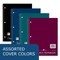 Roaring Spring Case of 1 Subject Wirebound Notebooks, 11"x8.5", 80 sheets, College Ruled W/Margin, Assorted covers, PK24 11281cs - alternate 4