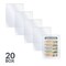 C-Line Products 8-1/ 2" x 11" Clear Ink Jet Transparency Film, 20/BX 60937 - alternate 1