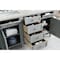 James Martin Vanities Brittany 60'' D Vanity, Urban Gray w/ Jasmine Pearl Silestone Top w/FreePower Wireless Charger 650-V60D-UGR-FEJP - alternate 8