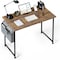 Healsmart Computer Desk Small Office Desk 40 Inch Writing Desks Small Space Desk Study Table Modern FNDESKOFFICE40X20BRN - alternate 1