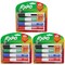 Expo Magnetic Dry Erase Markers with Eraser, Chisel Tip, Assorted, 4-Colors Per Set, 3PK 1944728 - alternate 1