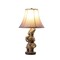 Homeroots 21" Brown Elephant Trio Table Lamp With Brown Bell Shade 524261 - alternate 5
