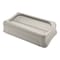 Rubbermaid Commercial Slim Jim(R) 23 gal Trash Can Lid, Swing Beige, Resin, 1 Openings 11 1/4 in W/Dia FG267360BEIG - alternate 1