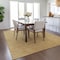 Homeroots 8' X 10' Gold And Ivory Geometric Washable Indoor Outdoor Area Rug 602374 - alternate 9