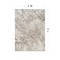 World Rug Gallery Marble Flow Area Rug 4 ft x 6 ft Beige WR202BEIGE4X6 - alternate 7