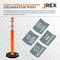 Jrex Safety 42 in T-Top Orange Traffic Delineator Post with 13 LB PVC Base, Half Pallet 48 DLTB-JR-ORG-42-HP48 - alternate 3