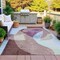 Homeroots 9' X 12' Brown And Taupe Abstract Washable Indoor Outdoor Area Rug 630445 - alternate 6